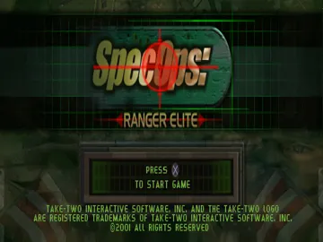 Spec Ops - Ranger Elite (US) screen shot title